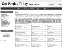 Tablet Screenshot of getpaydaytoday.com